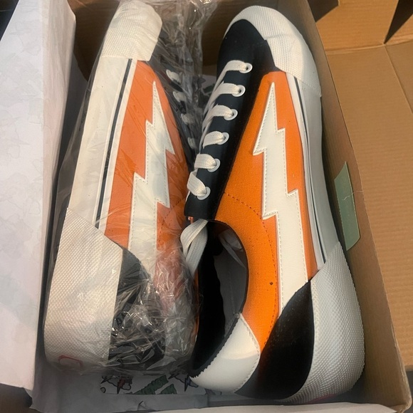 Vans Men\'s Orange and Black Athletic Shoes main image 5